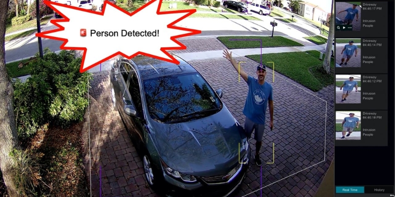 intrusion detection with computer vision